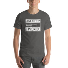 Load image into Gallery viewer, Just the tip, i promise Unisex T-Shirt
