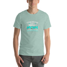 Load image into Gallery viewer, tough enough to a baseball mom, crazy enough to love it! Unisex T-Shirt
